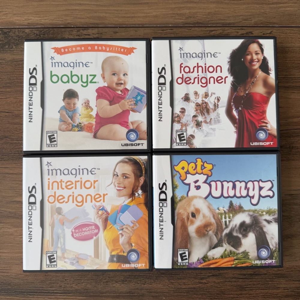 Nintendo DS Game Bundle - Imagine Series and Petz Bunnyz